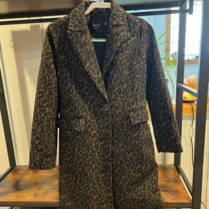 Tahari Wool Leopard coat